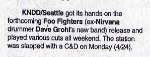 Foo Fighters world premiere