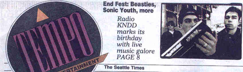 Seattle Times entertainment front page banner